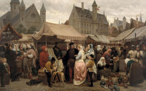 Une Foire à Gand au Moyen-Âge, Félix de Vigne, 1862